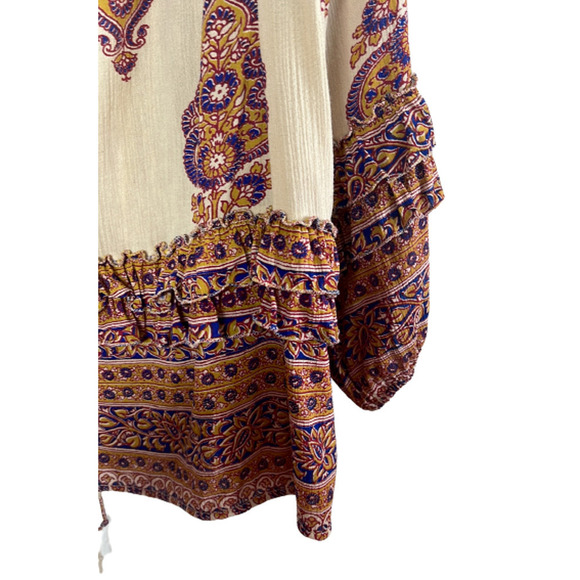 DENIM & SUPPLY RALPH LAUREN BOHEMIAN PAISLEY PRINT TOP SIZE S/P - Picture 8 of 10
